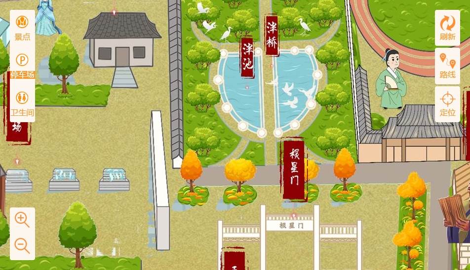 濉溪手绘地图景区语音讲解导览系统：智慧景区建设的基石